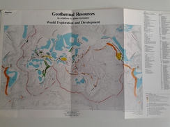 Alt958 Mappa Risorse Geotermiche Map Geothermal Resources World Exploration And Development - Altri & Non Classificati