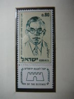 Israel 1970 MNH # Mi. 465 Z.Jabotinsky Writer. Schriftsteller - Ungebraucht (ohne Tabs)