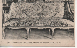 Delcampe - CPA -  CHATEAU DE CHEVERNY - CANAPE VIEIL AUBUSSON - N. D. - 318- T. B. E. - Cheverny
