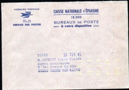 ENVELOPPE AVEC MARQUE D'INDEXATION - Brieven En Documenten