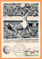MONACO    FOOTBALL ASSOCIATION 1963  Carte N° BB 657 - Covers & Documents