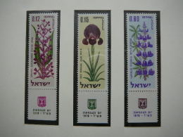 Israel 1970 MNH # Mi. 470/2 Flowers. Blumen - Nuevos (sin Tab)