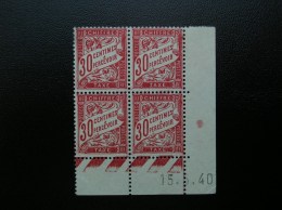 33   Duval    15/5/40  Neuf, Sans Gomme  ( D'origine ) - Postage Due