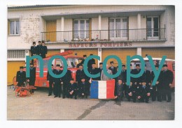 Saint-Gervais-d´Auvergne, Les Sapeurs Pompiers, Tèl, Lieutenant Jean Lamadon, Photo H. Monestier - Saint Gervais D'Auvergne