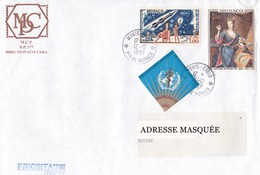 Lettre Prioritaire Voyagée De Monte Carlo Pour La Suisse Le 12/12/1997 Tp De Monaco Exposition Philatélique Internationa - Cartas & Documentos