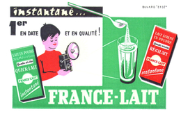 F L) Buvard        Lait France-Lait  (N= 1) - Produits Laitiers