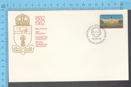 Canada - 1982  Scott #967, Regina Centery, Legislature Building - FDC PPJ , Fancy Cancelation - 1981-1990