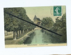 CPA   -  Ligny Le Châtel  -  Les Bords Du Bief - Ligny Le Chatel