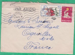 Roumanie - N°1922 Et 2158 Sur Lettre Par Avion - Oblitération De Départ De Bucuresti - 30.5.1966 - Marcofilia