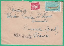 Roumanie - N°1701 Et 1742 Sur Lettre Par Avion - Oblitération De Départ De Bucuresti - 6.IAN.1962 - Poststempel (Marcophilie)