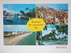 Postcard Multiview Beautiful Fort Lauderdale FL My Ref B1129 - Fort Lauderdale
