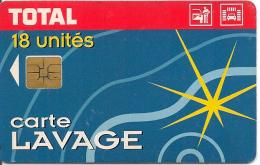 CARTE§-PUCE-SO3--LAVAGE-TO TAL-18-UNITES-TBE - Lavage Auto