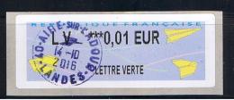 Atm, LISA2, BOGUE, LV Sur 0.01€ ,OBLITERE, Du Nouveau Programme DEPUIS LE TRANSFERT Nabanco  Sur LISA2 - 2000 Type « Avions En Papier »