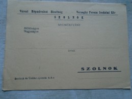 D141865  Hungary   SZOLNOK  Small  Print -Invitation  Városi Népművelési Biz. Verseghy Irodalmi Kör Beethoven Mozar - Briefe U. Dokumente