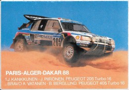 PARIS-ALGER-DAKAR 88 - Rallyes