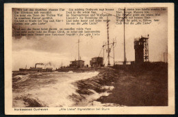 0411 - Alte Ansichtskarte - Cuxhaven - Alte Liebe Signalstation - Gel 1927 - Cuxhaven
