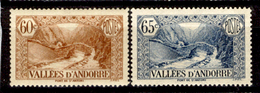Andorra-021 - Valori Emessi Negli Anni 1932-33 E 1937-43 (+) Hinged - Privi Di Difetti Occulti. - Neufs