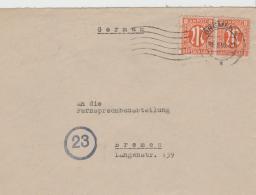 BIZ245 / Bremen, Ortsbrief 1946 Mit Paar 8 Pfg. AM-Post - Covers & Documents