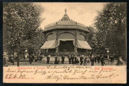 7626 - Alte Ansichtskarte - Bad Kissingen - Musikpavillon Im Kurpark - Stengel & Co - Gel 1903 - Bad Kissingen