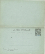 ENTIER POSTAL NEUF A 10 CT AVEC REPONSE PAYEE - Covers & Documents