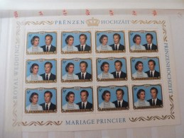 Petite Feuille Mariage Princier 986 - Blocs & Feuillets