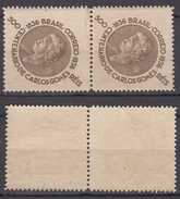 Brazil Brasil Mi# 447 ** MNH Pair CARLOS GOMES 1936 Music - Unused Stamps