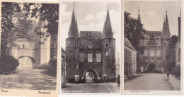 Bd - Lot De 3 Cpa Hollande - Kampen - Broederpoort - Kampen