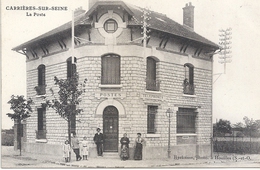 CARRIERES LA POSTE NON VOYAGEE - Carrières-sur-Seine