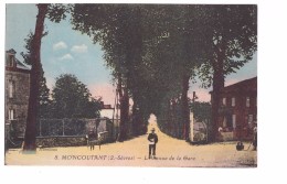 79 Moncoutant Avenue De La Gare Carte Non Voyagée - Moncoutant