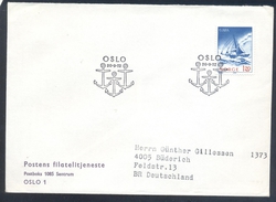 Norway 1972 Cover: Polar Exploration Schif Ship GJOA; Transport Sailing; Anchor Anker - Barcos Polares Y Rompehielos