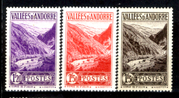 Andorra-029 - Valori Emessi Negli Anni 1937-43 (++/+) MNH/LH - Privi Di Difetti Occulti. - Unused Stamps