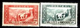 Andorra-032 - Valori Emessi Negli Anni 1937-43 (++/+) MNH/LH - Privi Di Difetti Occulti. - Nuovi