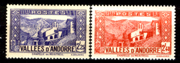 Andorra-033 - Valori Emessi Negli Anni 1937-43 (++/+) MNH/LH - Privi Di Difetti Occulti. - Nuovi