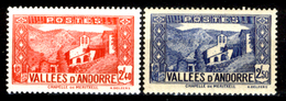 Andorra-034 - Valori Emessi Negli Anni 1937-43 (++/+) MNH/LH - Privi Di Difetti Occulti. - Unused Stamps