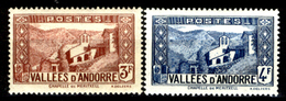 Andorra-037 - Valori Emessi Negli Anni 1937-43 (+) LH - Privi Di Difetti Occulti. - Neufs