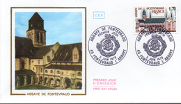 FRANCE  FDC  1978 Abbaye De Fontevraud - Abdijen En Kloosters