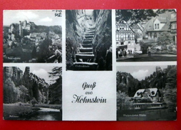 Hohnstein - DDR 1956 - Kleinformat Echtfoto - Sächsische Schweiz - Sebnitz Sachsen - Mehrbildkarte - Hohnstein (Saechs. Schweiz)