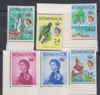 Dominique  N° 159 / 75  XX : Série Courante : Elisabeth II Et Sujets Divers,  Les 17 Valeurs Sans Charnière, TB - Dominica (...-1978)