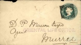 GRANDE BRETAGNE / INDE - Entier Postal De Bombay 1885 - A Voir - L 5197 - 1882-1901 Impero