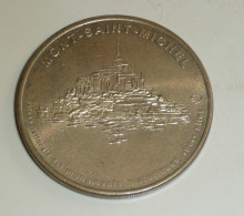 Médaille Bronze Laiton, Monnaie De Paris 1990´s, Le Mont-St-Saint-Michel, 1ere édition - Zonder Datum