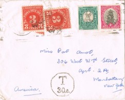 19874. Carta Aerea SOUTH AFRICA 1950. TAXE, Tasada USA - Timbres-taxe