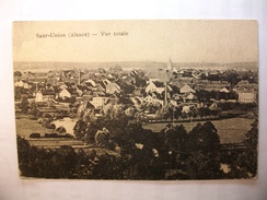 Carte Postale Sarre-Union (67) Saar-Union (Alsace) Vue Totale  (Petit Format Non Circulée ) - Sarre-Union