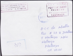 2003-H-10 CUBA 2003 POST PAID. PORTE PAGADO. FRANQUICIA DE MULTAS. TAGUASCO. - Cartas & Documentos