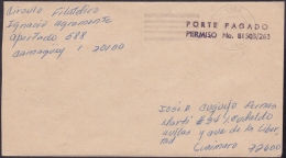 2003-H-5 CUBA 2003 POST PAID. PORTE PAGADO. FRANQUICIA DE MULTAS. CAMAGUEY. - Cartas & Documentos