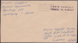 2003-H-5 CUBA 2003 POST PAID. PORTE PAGADO. FRANQUICIA DE MULTAS. CAMAGUEY. - Covers & Documents