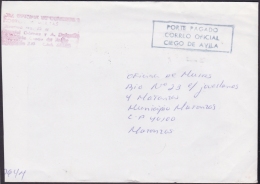 2003-H-7 CUBA 2003 POST PAID. PORTE PAGADO. FRANQUICIA DE MULTAS. CIEGO DE AVILA. - Briefe U. Dokumente