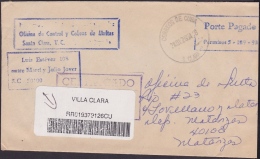 2004-H-12 CUBA 2004 POST PAID. PORTE PAGADO. FRANQUICIA DE MULTAS. VILLA CLARA. - Cartas & Documentos