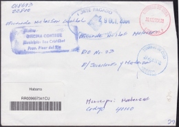 2004-H-18 CUBA 2004 POST PAID. PORTE PAGADO. FRANQUICIA CORREO OFICIAL MICOM. SAN CRISTOBAL. - Cartas & Documentos