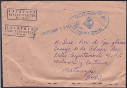 2007-H-5 CUBA 2007 POST PAID. PORTE PAGADO. FRANQUICIA CORREO OFICIAL MICOM. SANCTI SPIRITUS. - Cartas & Documentos