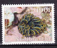 Polynésie Francaise 2012 Marin Fauna Nudibranche (Cyerce Nigricans) MNH Luxe - Neufs